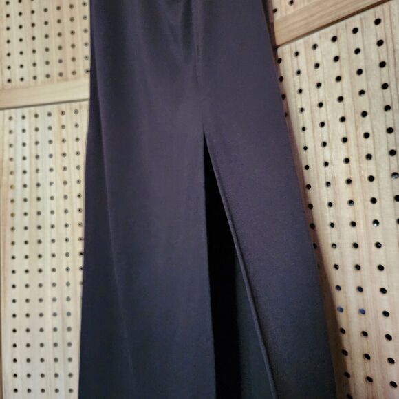 Grace Karin Womens Sheath Dress Blk Ruched Sleeveless Halter Zip Elegant‎ Medium - Picture 6 of 9